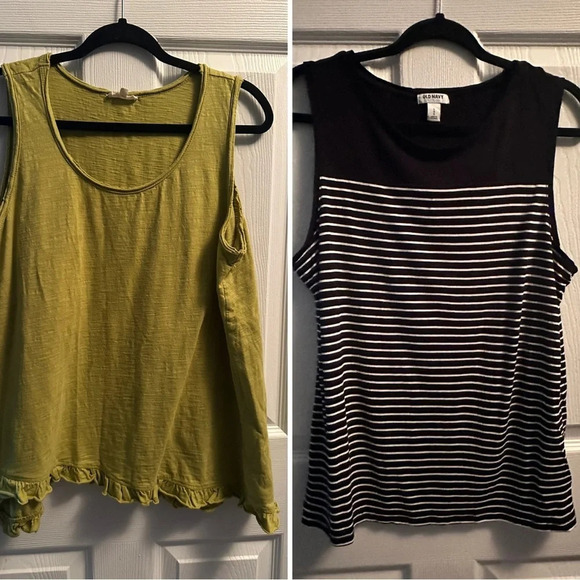 Tops - bundle of 2 casual tanks for women, size large